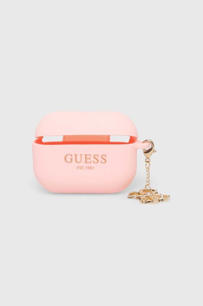 Чохол для airpods pro Guess 2 колір рожевий