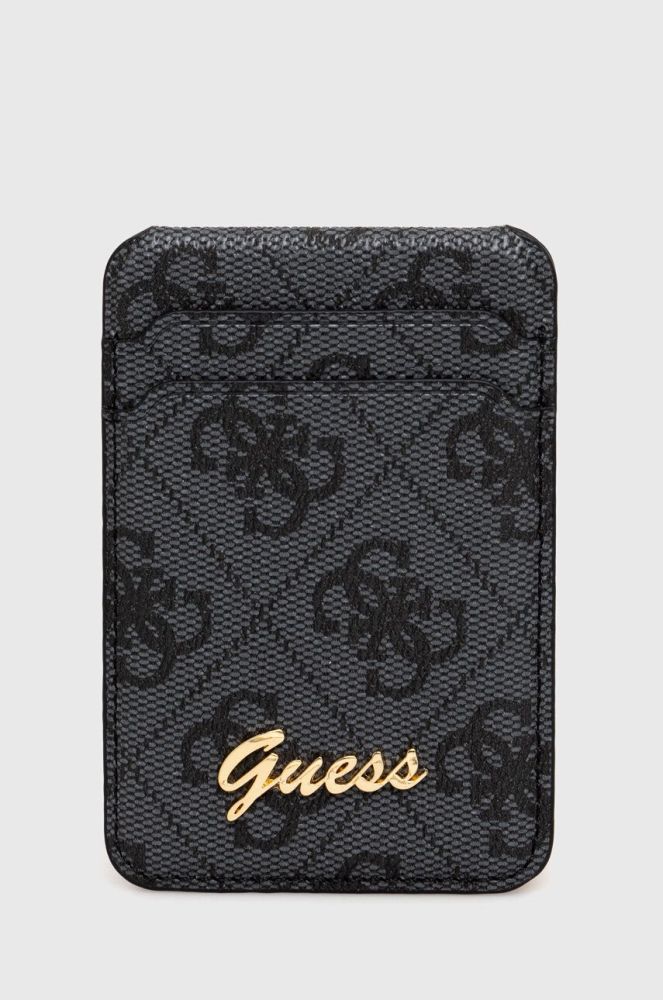 Чохол на банківські карти на магніті Guess колір чорний (3553320)