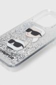 Чохол на телефон Karl Lagerfeld iPhone 14 Pro 6.1 колір срібний