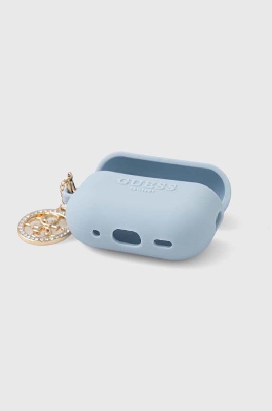 Чохол для airpods pro Guess AirPods Pro 2 cover колір блакитний