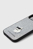 Чохол на телефон Karl Lagerfeld iPhone 15 6.1 колір срібний