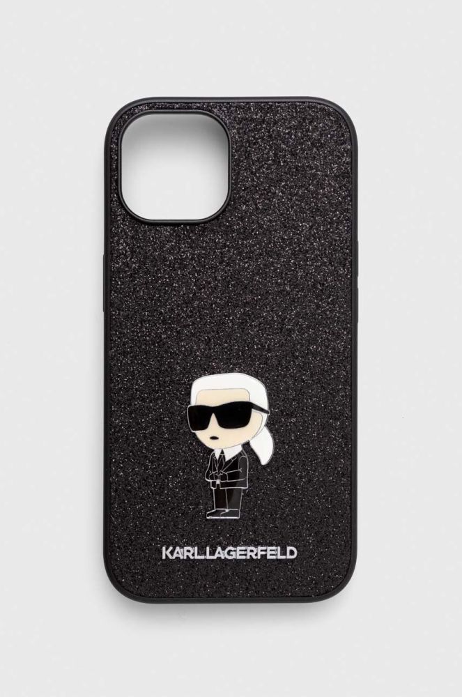 Чохол на телефон Karl Lagerfeld iPhone 15 6.1 колір чорний (3647148)