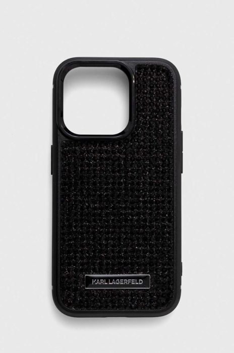 Чохол на телефон Karl Lagerfeld iPhone 15 Pro 6.1 колір чорний (3644219) Чохол на телефон Karl Lagerfeld iPhone 15 Pro 6.1 колір чорний (3644219)