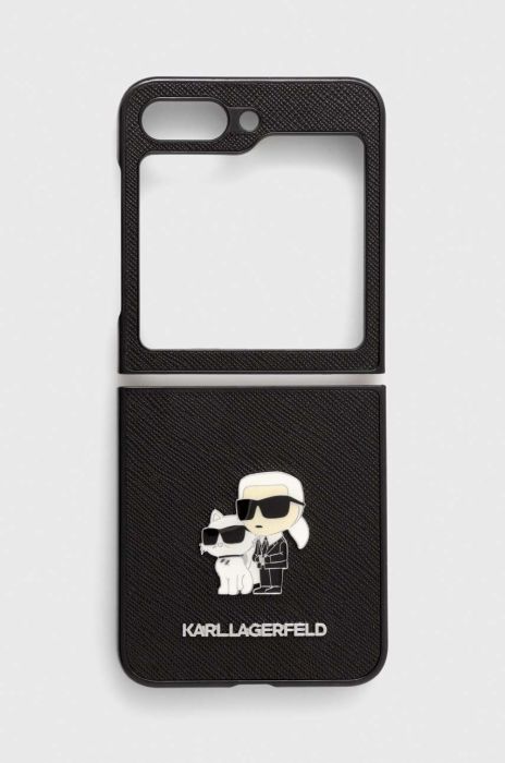 Чохол на телефон Karl Lagerfeld Sam Z Flip5 F731 колір чорний Чохол на телефон Karl Lagerfeld Sam Z Flip5 F731 колір чорний