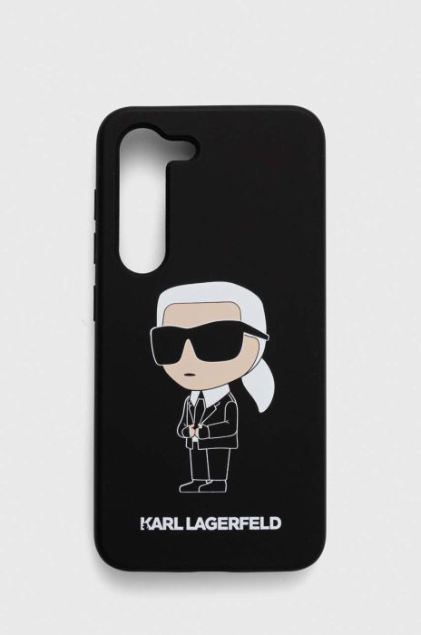 Чохол на телефон Karl Lagerfeld S23 S911 колір чорний Чохол на телефон Karl Lagerfeld S23 S911 колір чорний