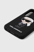 Чохол на телефон Karl Lagerfeld S23 S911 колір чорний Чохол на телефон Karl Lagerfeld S23 S911 колір чорний