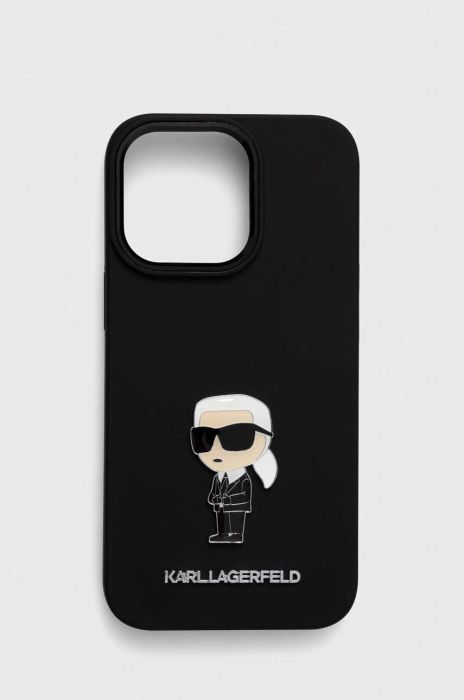 Чохол на телефон Karl Lagerfeld iPhone 13 Pro / 13 6.1 колір чорний (3644013) Чохол на телефон Karl Lagerfeld iPhone 13 Pro / 13 6.1 колір чорний (3644013)