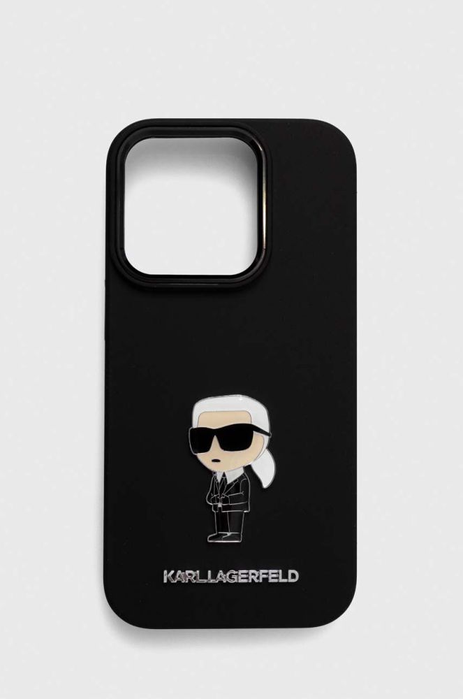 Чохол на телефон Karl Lagerfeld iPhone 14 Pro 6.1 колір чорний (3643748)