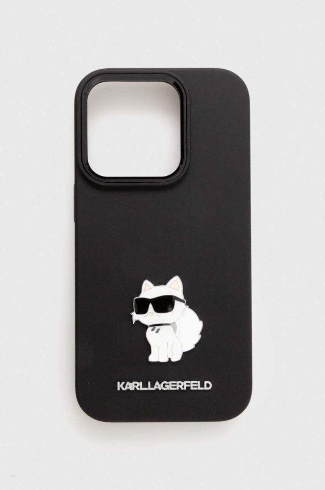 Чохол на телефон Karl Lagerfeld iPhone 14 Pro 6.1 колір чорний (3647205)