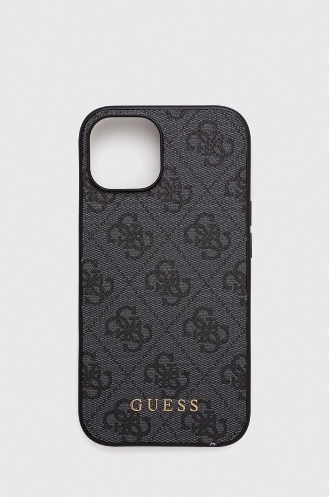 Чохол на телефон Guess iPhone 15 6.1 колір сірий (3649618)