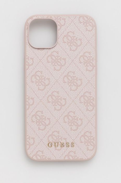 Чохол на телефон Guess iPhone 15 Plus 6.7 колір рожевий (3646277)