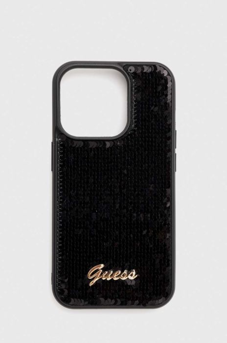 Чохол на телефон Guess iPhone 15 Pro 6.1 колір чорний (3646284) Чохол на телефон Guess iPhone 15 Pro 6.1 колір чорний (3646284)