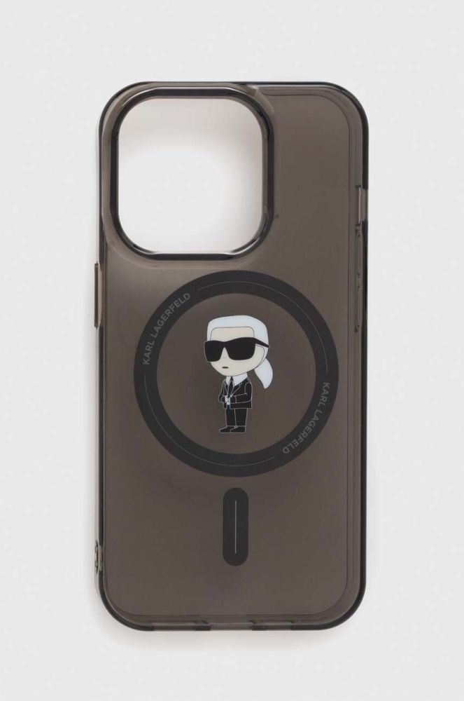 Чохол на телефон Karl Lagerfeld iPhone 15 Pro 6.1 колір чорний (3649828)