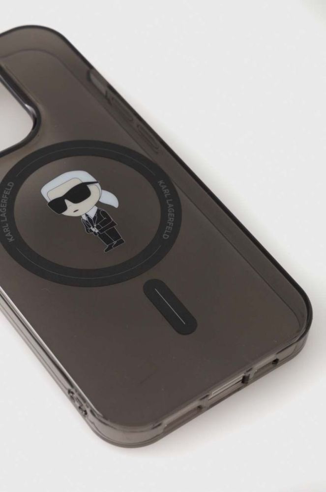 Чохол на телефон Karl Lagerfeld iPhone 15 Pro 6.1 колір чорний (3649828) фото 2