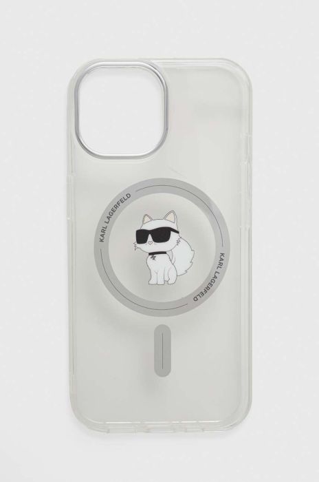 Чохол на телефон Karl Lagerfeld iPhone 15 6.1 колір прозорий (3649359) Чохол на телефон Karl Lagerfeld iPhone 15 6.1 колір прозорий (3649359)