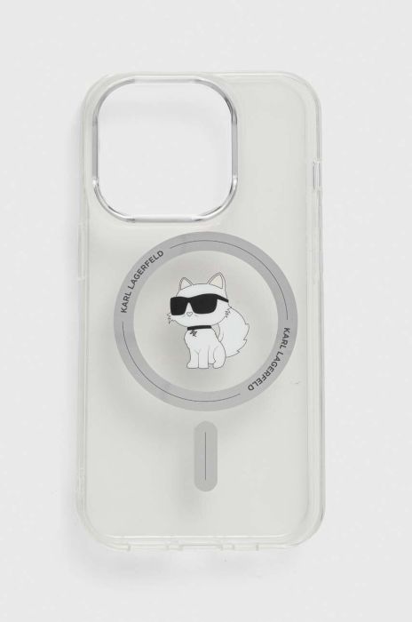 Чохол на телефон Karl Lagerfeld iPhone 15 Pro 6.1 колір прозорий (3649556) Чохол на телефон Karl Lagerfeld iPhone 15 Pro 6.1 колір прозорий (3649556)