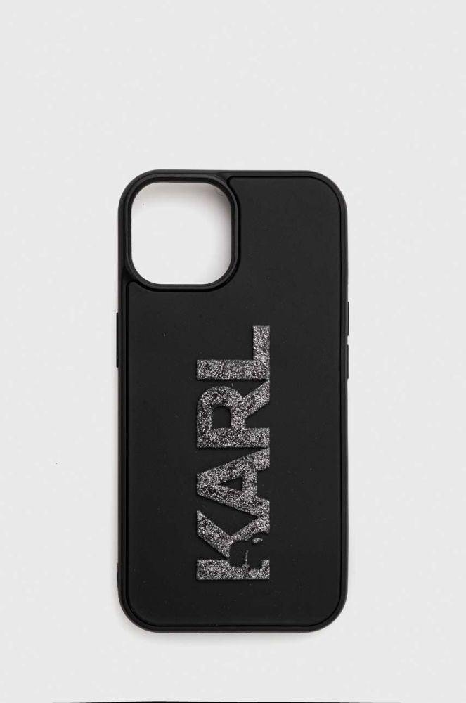 Чохол на телефон Karl Lagerfeld iPhone 15 6.1 колір чорний (3647340)