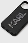 Чохол на телефон Karl Lagerfeld iPhone 15 6.1 колір чорний (3647340) Чохол на телефон Karl Lagerfeld iPhone 15 6.1 колір чорний (3647340)