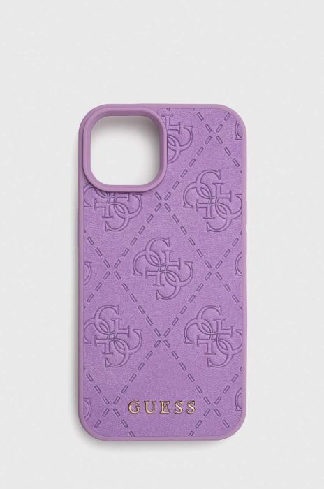 Чохол на телефон Guess iPhone 15 6.1 колір фіолетовий (3647345) Чохол на телефон Guess iPhone 15 6.1 колір фіолетовий (3647345)