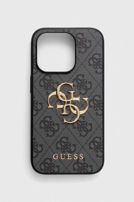 Чохол на телефон Guess iPhone 15 Pro 6.1 колір сірий (3646698) Чохол на телефон Guess iPhone 15 Pro 6.1 колір сірий (3646698)