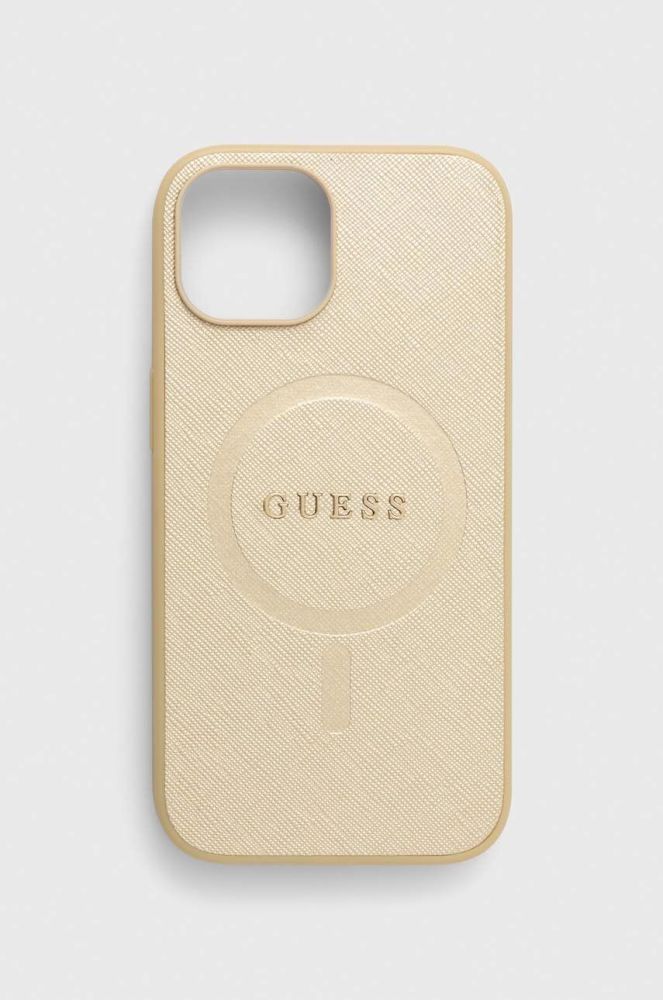 Чохол на телефон Guess iPhone 15 6.1 колір золотий (3646525)