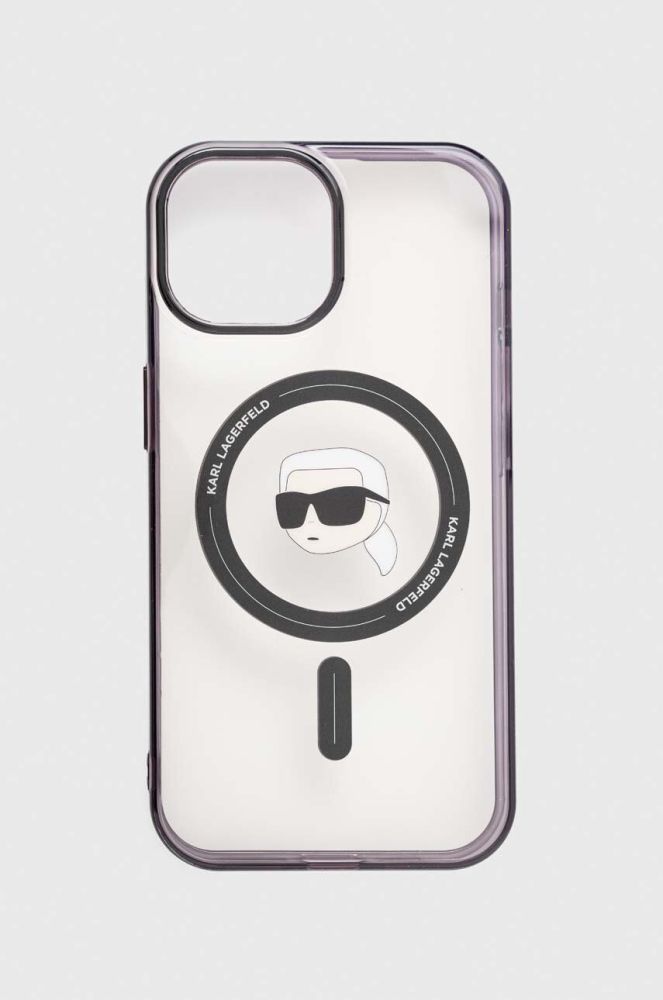 Чохол на телефон Karl Lagerfeld iPhone 15 6.1 колір прозорий (3646501)