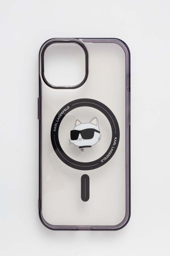 Чохол на телефон Karl Lagerfeld iPhone 15 6.1 колір прозорий (3644016)