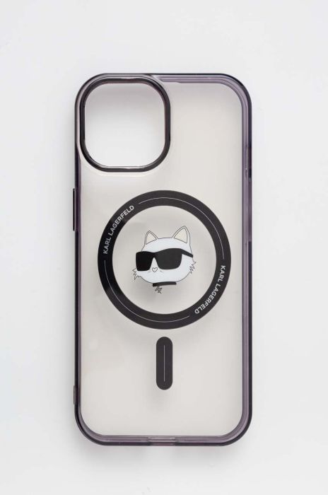 Чохол на телефон Karl Lagerfeld iPhone 15 6.1 колір прозорий (3644016) Чохол на телефон Karl Lagerfeld iPhone 15 6.1 колір прозорий (3644016)