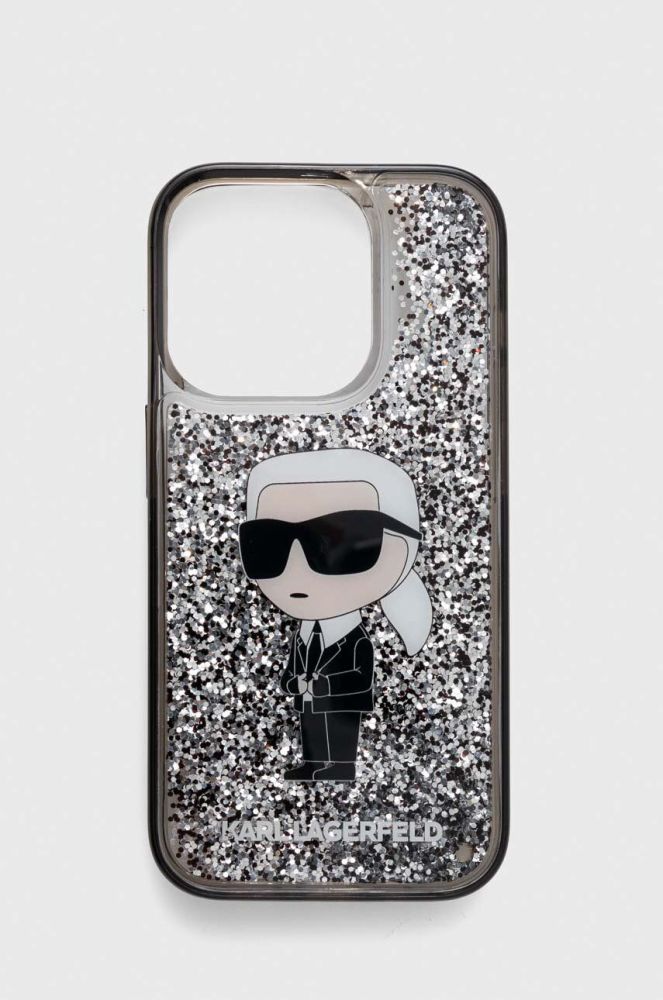 Чохол на телефон Karl Lagerfeld iPhone 15 Pro 6.1 колір прозорий (3644189)