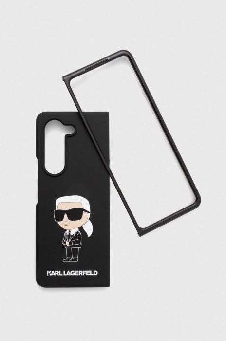 Чохол на телефон Karl Lagerfeld Samsung Galaxy Z Fold5 колір чорний Чохол на телефон Karl Lagerfeld Samsung Galaxy Z Fold5 колір чорний