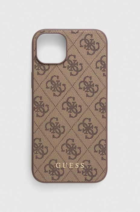 Чохол на телефон Guess iPhone 15 Plus 6.7 колір коричневий (3646285) Чохол на телефон Guess iPhone 15 Plus 6.7 колір коричневий (3646285)