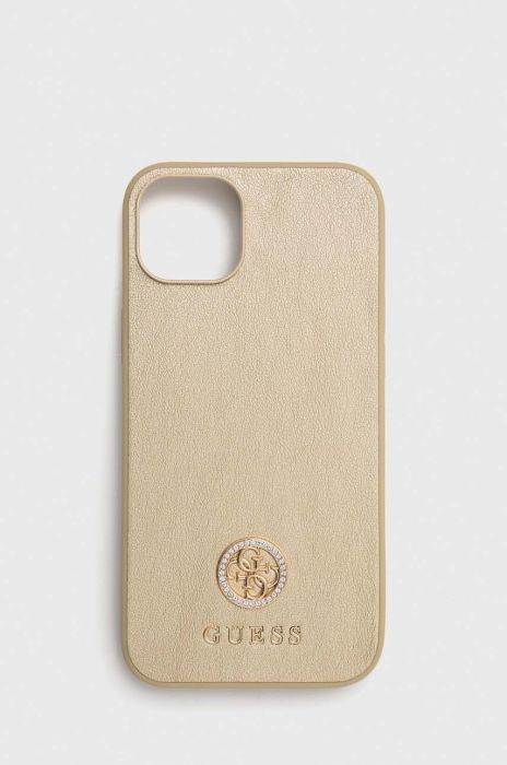 Чохол на телефон Guess iPhone 15 Plus 6.7 колір золотий (3646532) Чохол на телефон Guess iPhone 15 Plus 6.7 колір золотий (3646532)