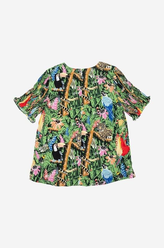 Дитяча блузка Kenzo Kids K15530 візерунок колір барвистий фото 2
