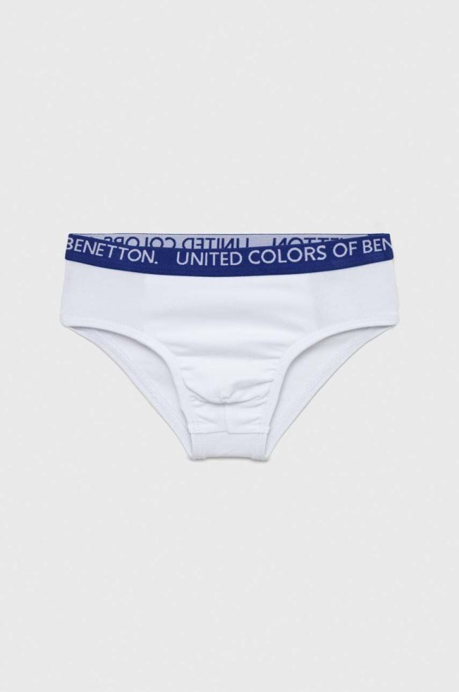 Дитячі труси United Colors of Benetton 2-pack колір білий