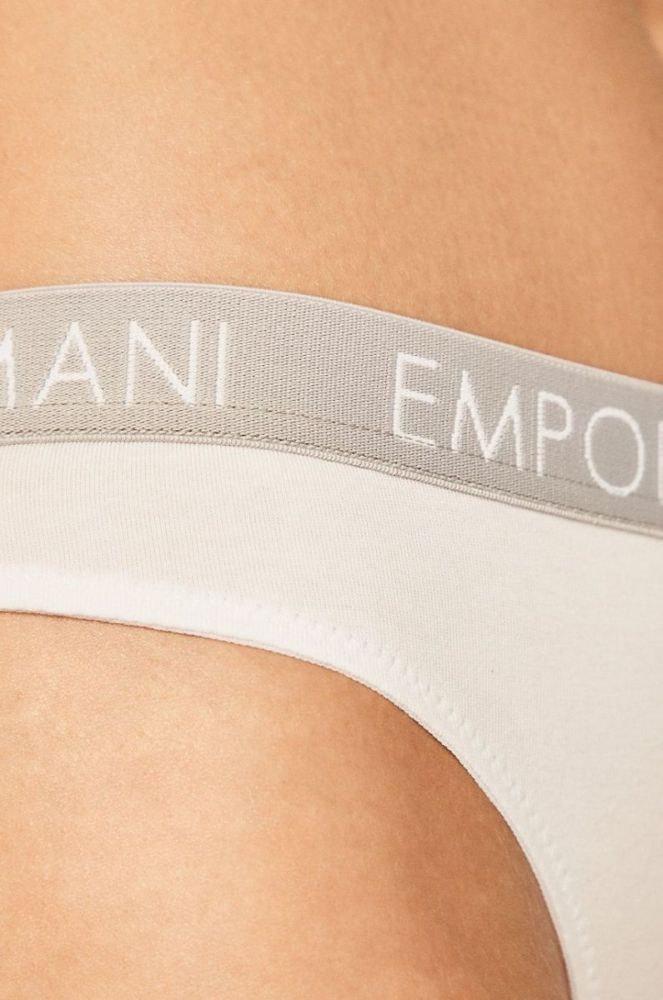Emporio Armani - Стринги (2-pack) колір білий (1190041) фото 4