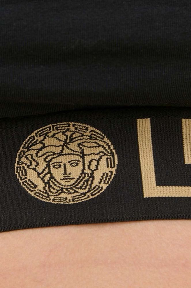 Бюстгальтер Versace колір чорний гладкий (1900553) фото 3
