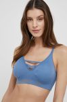 Спортивний бюстгальтер Reebok U4.F9651 гладкий колір блакитний Спортивний бюстгальтер Reebok U4.F9651 гладкий колір блакитний
