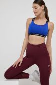 Спортивний бюстгальтер Reebok U4.F9687 гладкий колір блакитний
