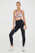 Спортивний бюстгальтер Reebok візерунок колір блакитний (2611374)