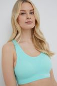 Бюстгальтер Reebok F9776 колір бірюзовий однотонний