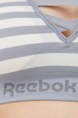 Спортивний бюстгальтер Reebok F9781 колір сірий візерунок Спортивний бюстгальтер Reebok F9781 колір сірий візерунок