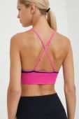 Спортивний бюстгальтер Reebok колір рожевий візерунок