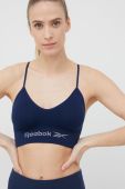 Спортивний бюстгальтер Reebok F9782 колір синій однотонний
