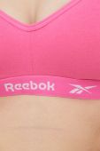 Спортивний бюстгальтер Reebok F9793 колір рожевий однотонний