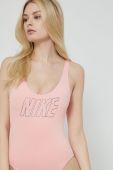 Суцільний купальник Nike Multi Logo колір рожевий м'яка чашечка Суцільний купальник Nike Multi Logo колір рожевий м'яка чашечка