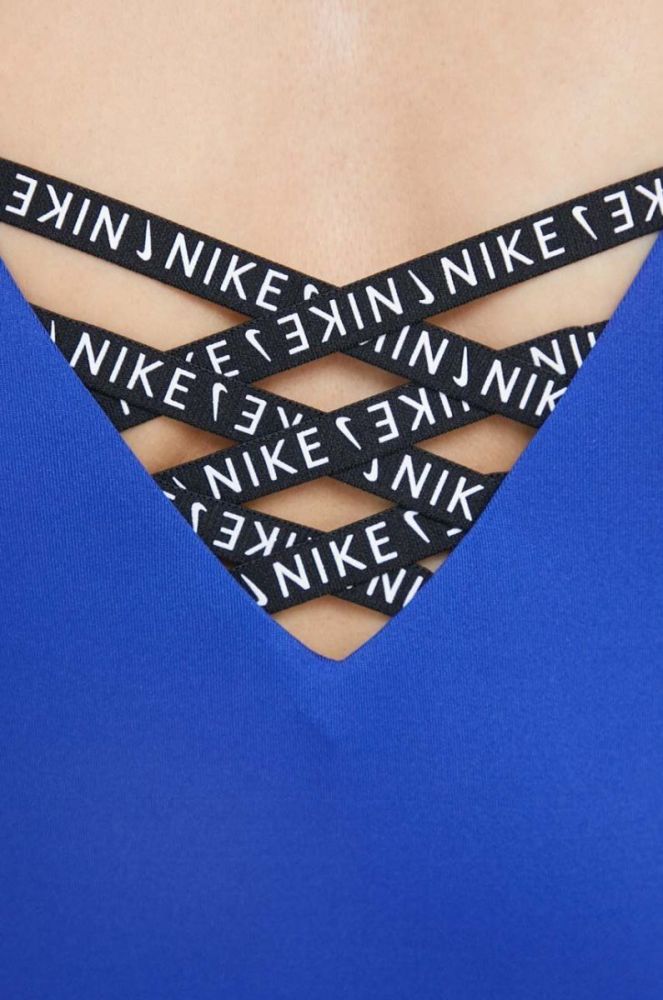Суцільний купальник Nike колір чорний м'яка чашечка (3321302) фото 4