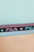 Спортивний бюстгальтер Fila колір бірюзовий візерунок
