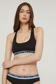Спортивний бюстгальтер Fila колір чорний візерунок (2441811)