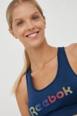 Спортивний бюстгальтер Reebok Gina колір бірюзовий візерунок