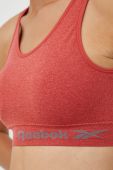 Спортивний бюстгальтер Reebok колір помаранчевий однотонний